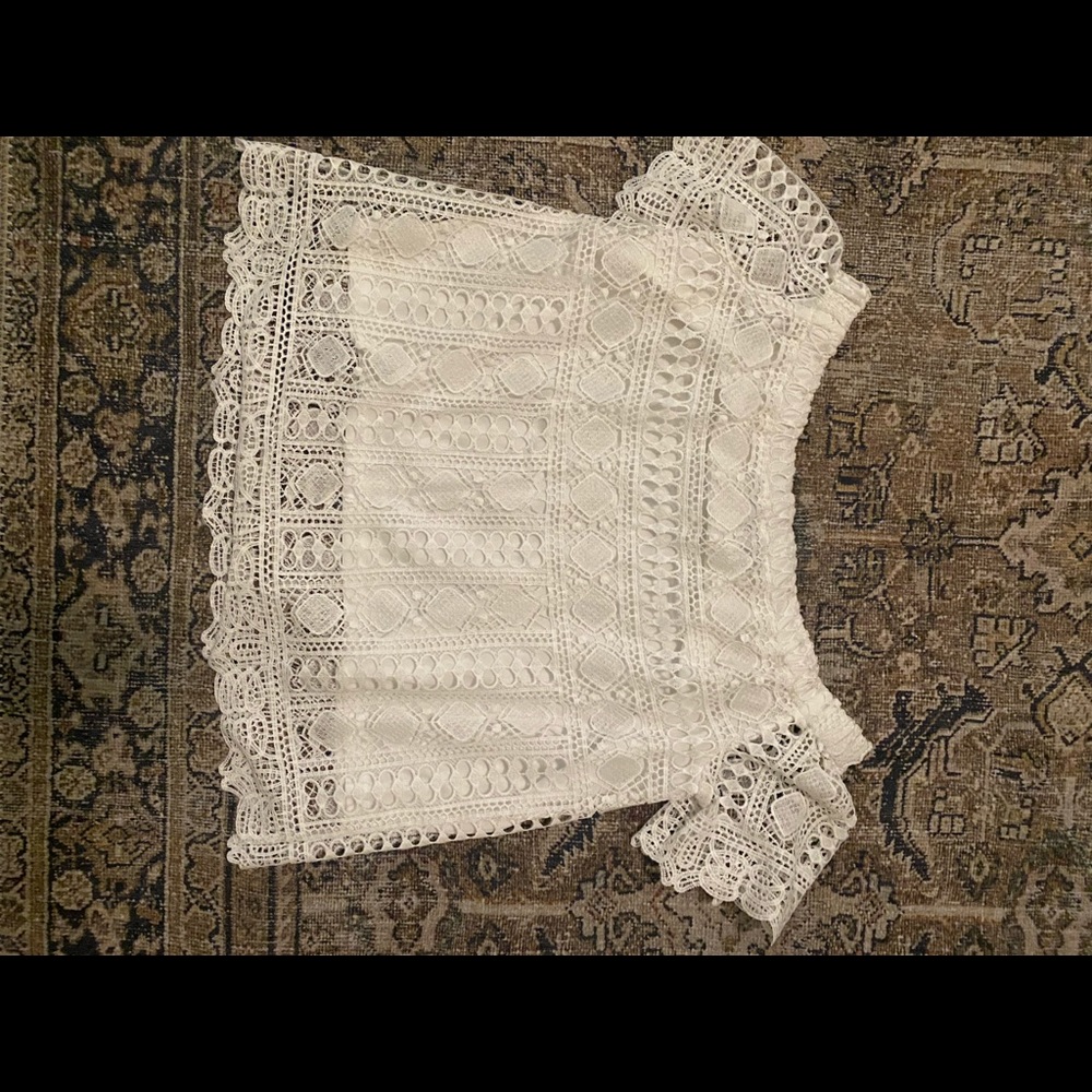 Anthropologie off the shoulder top